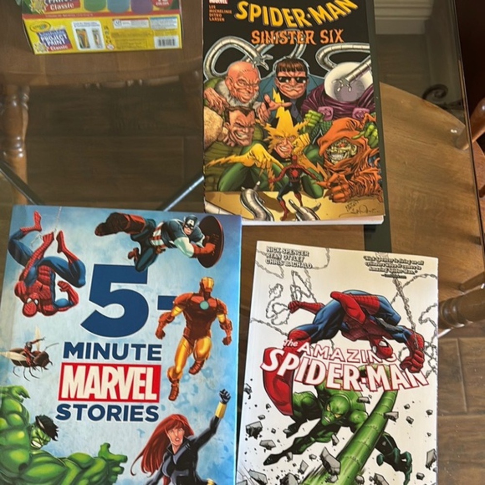 New Marvel Spider-Man and Avengers Comic Collection 3 books